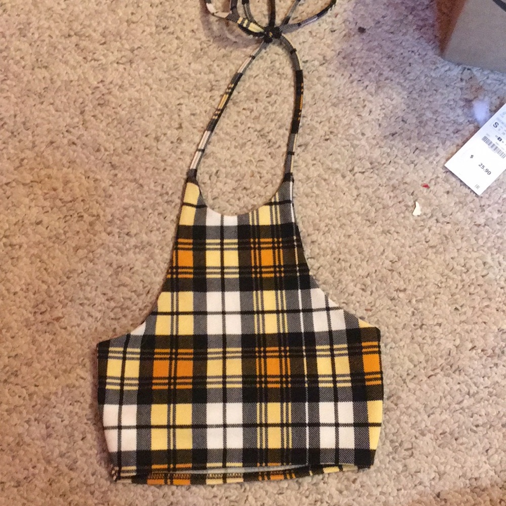Plaid top